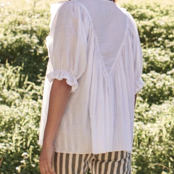 the great ruffle triangle top